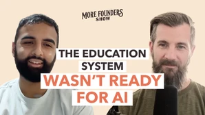 Why the education system isn't ready for AI & how I pivoted to consulting - episode art